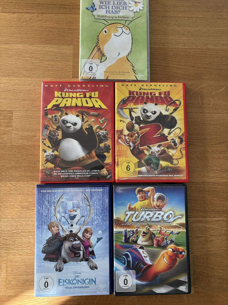 Tous les DVDs: DVD KINDER set NEU – Neuf (Voir description) à Herzogenbuchsee par warrior77