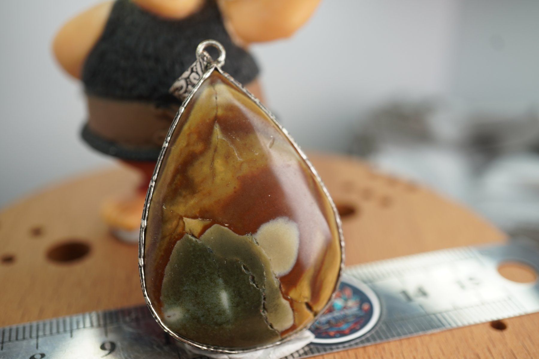 Mineralien & Heilsteine: Polychrom Jasper           Anhänger  Räumung – Neu und originalverpackt aus Eschenbach SG von topstone 2
