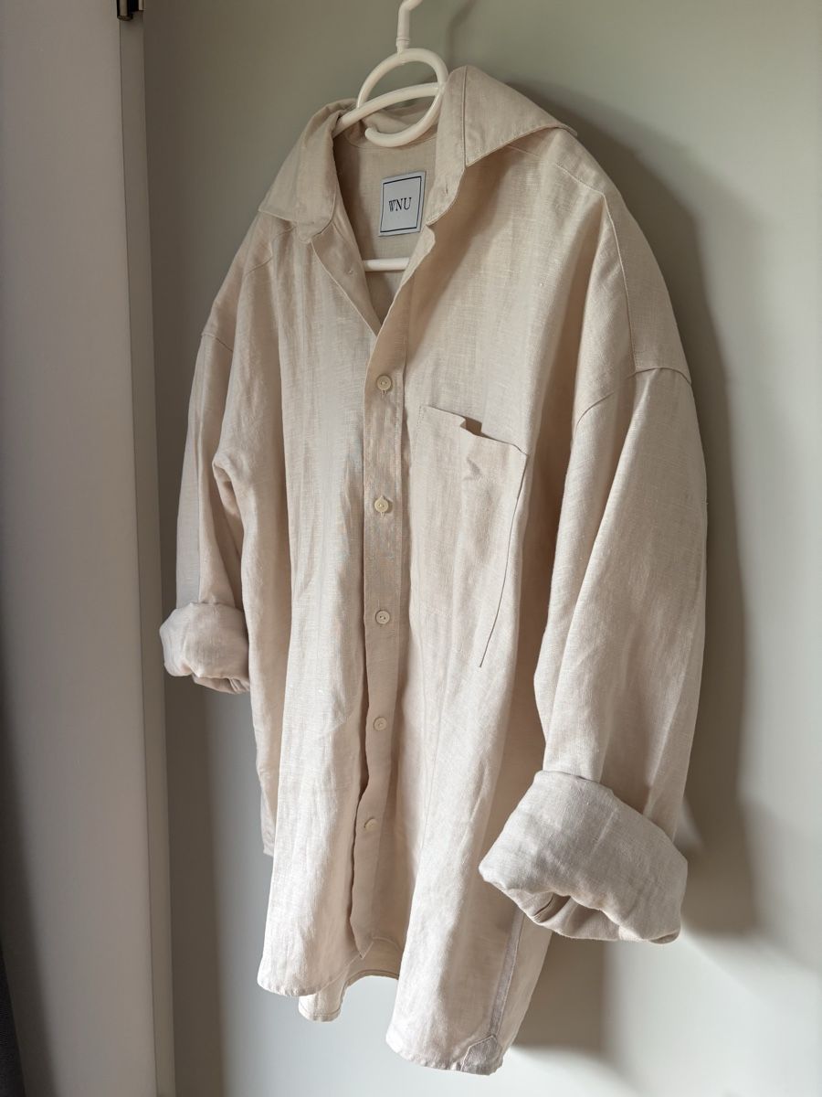 Camicette: With nothing underneath Hemp Shirt creme – Usato da Winkel venduto da Zimtguetzli 1