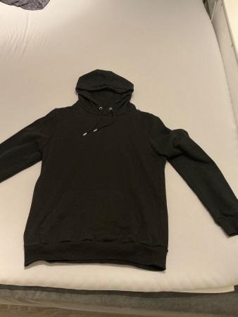 Kapuzenpullover schwarz einfarbig Gr.L