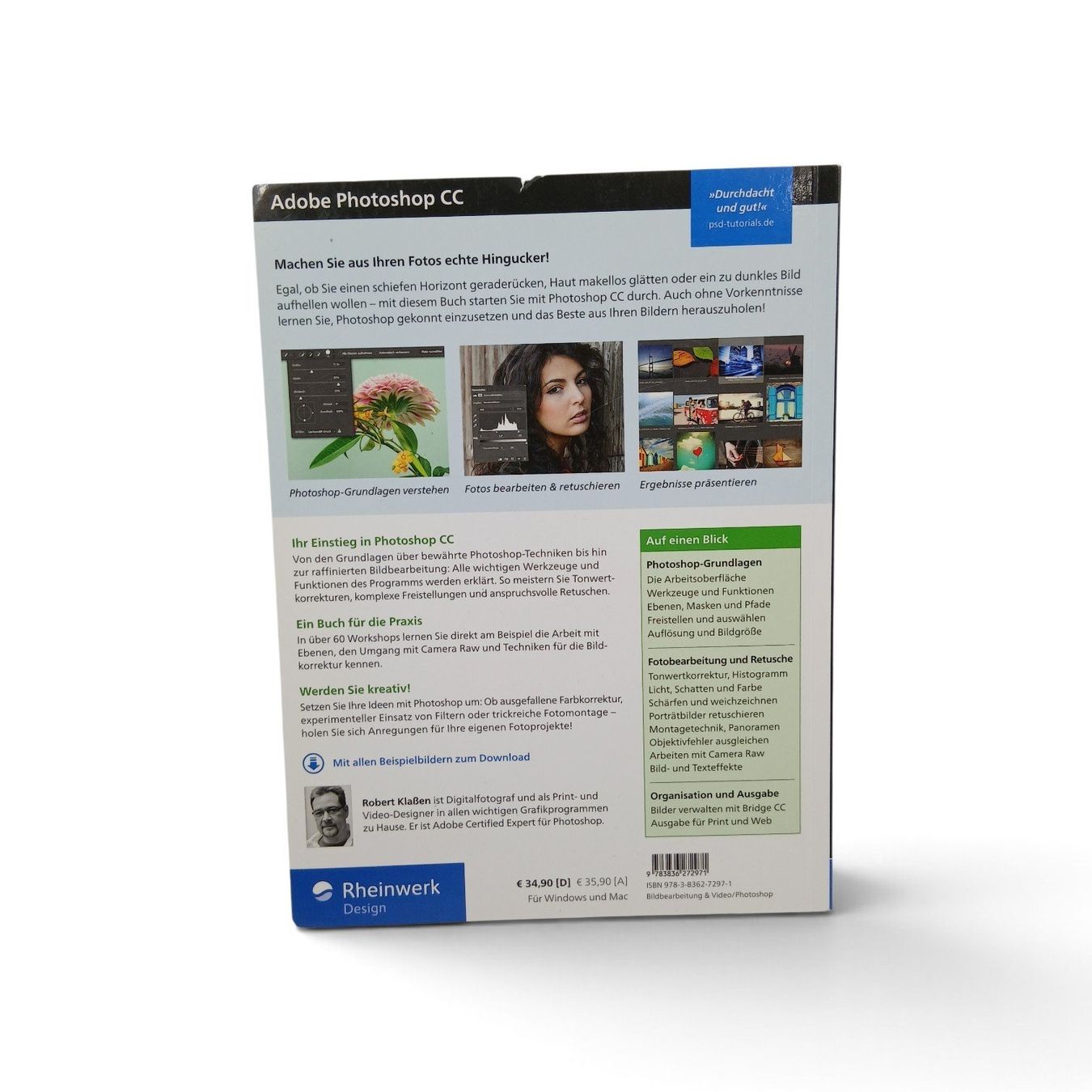 Libri: Adobe Photoshop CC, Der professionelle Einstieg - Top-Buch! – Usato da Frauenfeld venduto da Eddie41 2