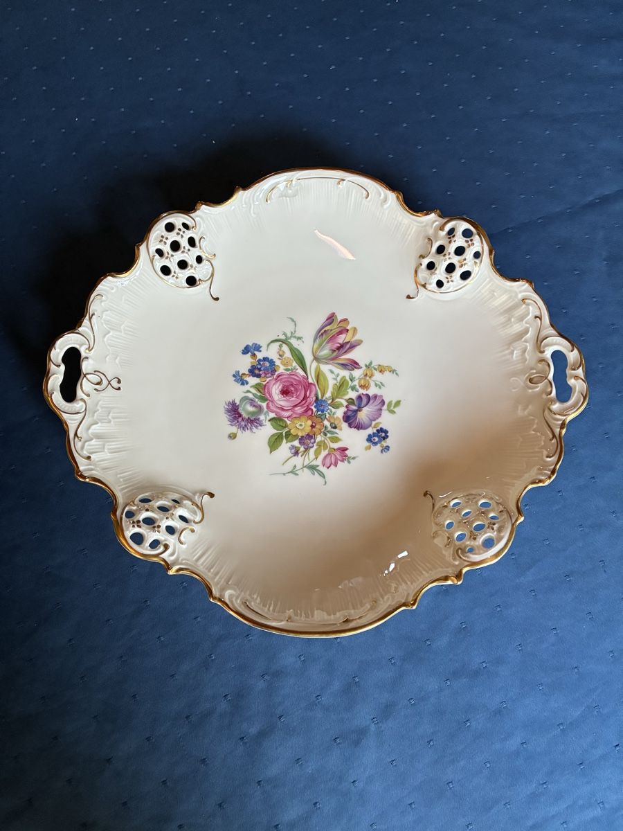 Rosenthal Schalen: Rosenthal - Grosse Gebäckschale – Gebraucht aus Dornach von Rosengarten