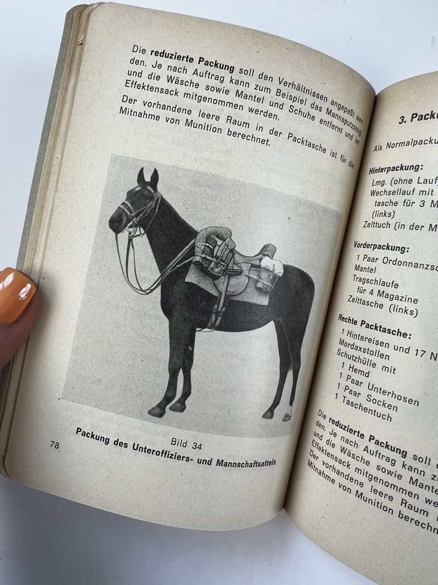 Livres: Die Gepäckvorschrift Schweizerarmee Buch – D'occasion à Schaffhausen par vandemonian 8