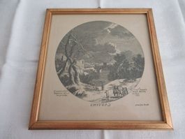 Stich "L'Hyver", gravé par Perelle
