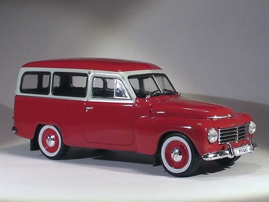 Trofeu 1:43 Volvo 445 Duett Baujahr 1956 SÄLS.white model car 5601673596200