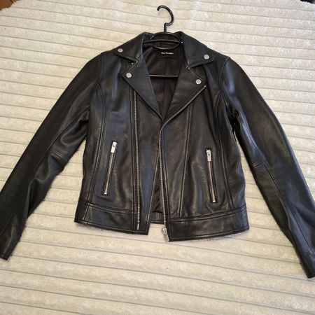 The kooples Perfecto  en Cuir d'Agneau Noir - XS