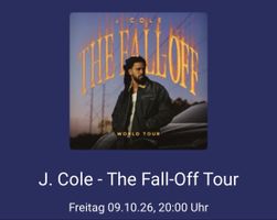 J. Cole Stehplatz Ticket The Fall-Off Tour