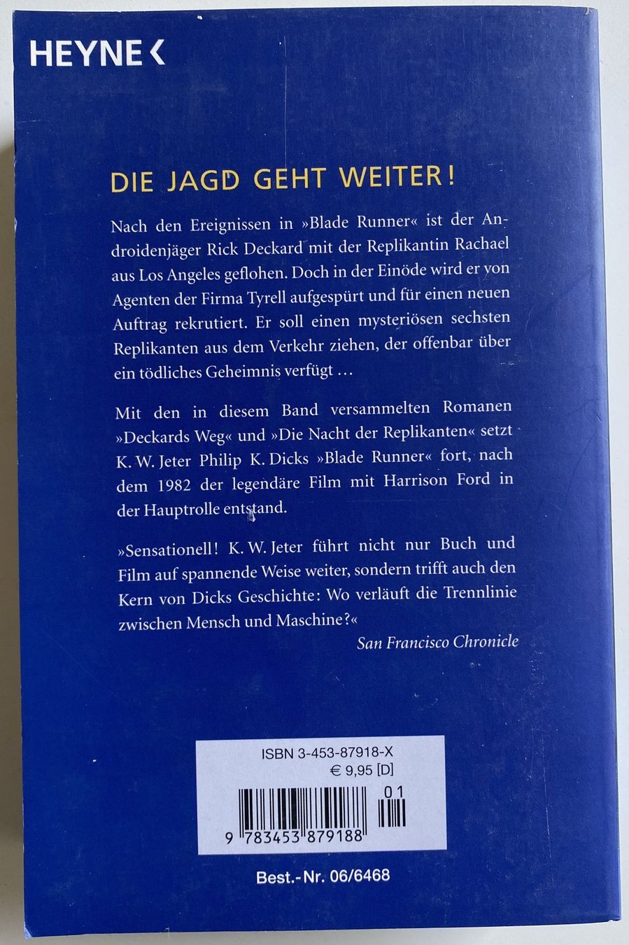 Libri: BLADE RUNNER  - Die Rückkehr – Usato da Hünenberg venduto da Ecila 1