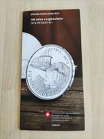 Jungfrau Bahn INFOBLATT  Silber Münze 2012 / chf 20