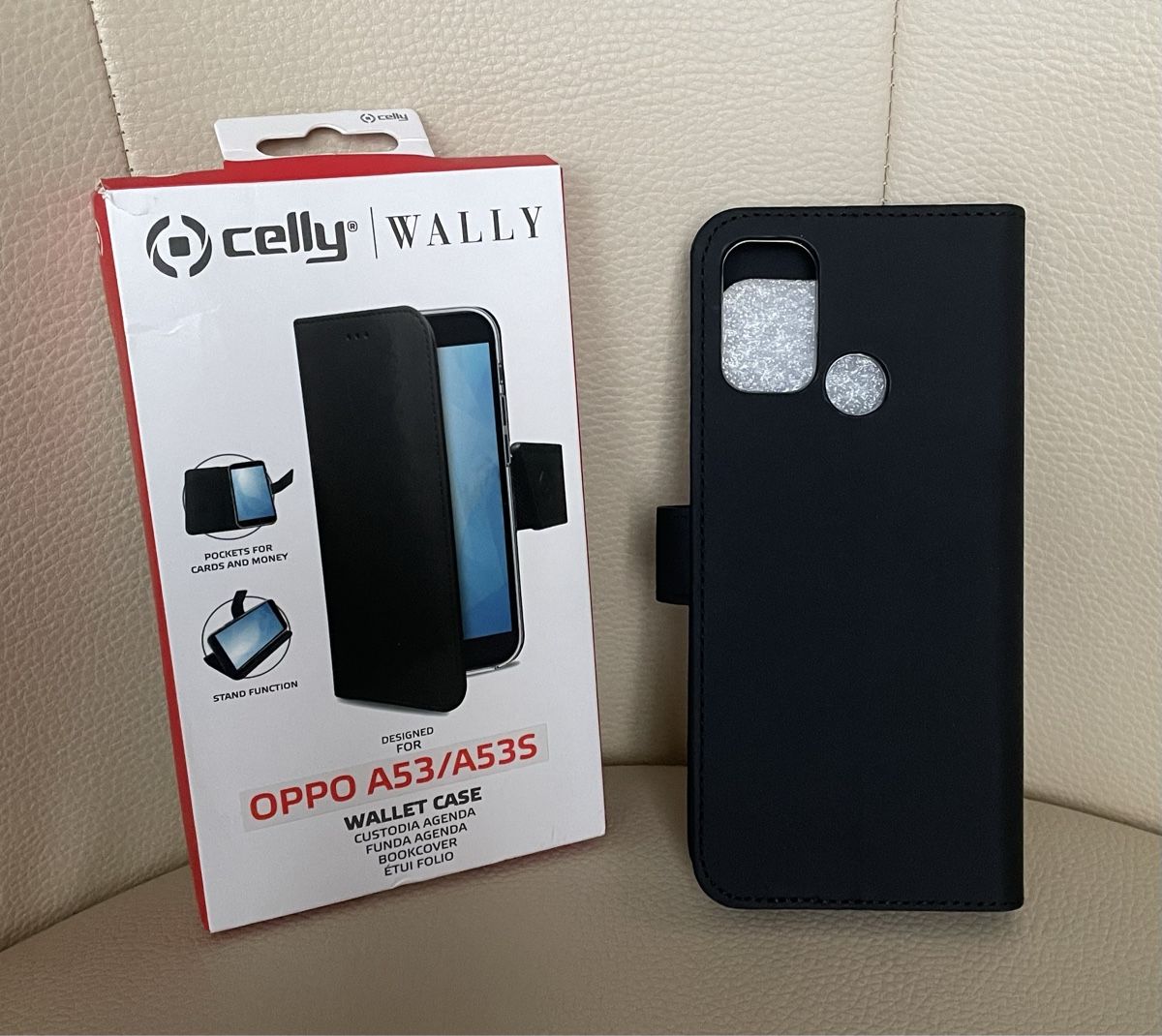 Cover & Protezioni schermo: Celly WALLY WALLET CASE. OPPO A53 / A53S – Nuovo (secondo la descrizione) da Obergösgen venduto da File75 3