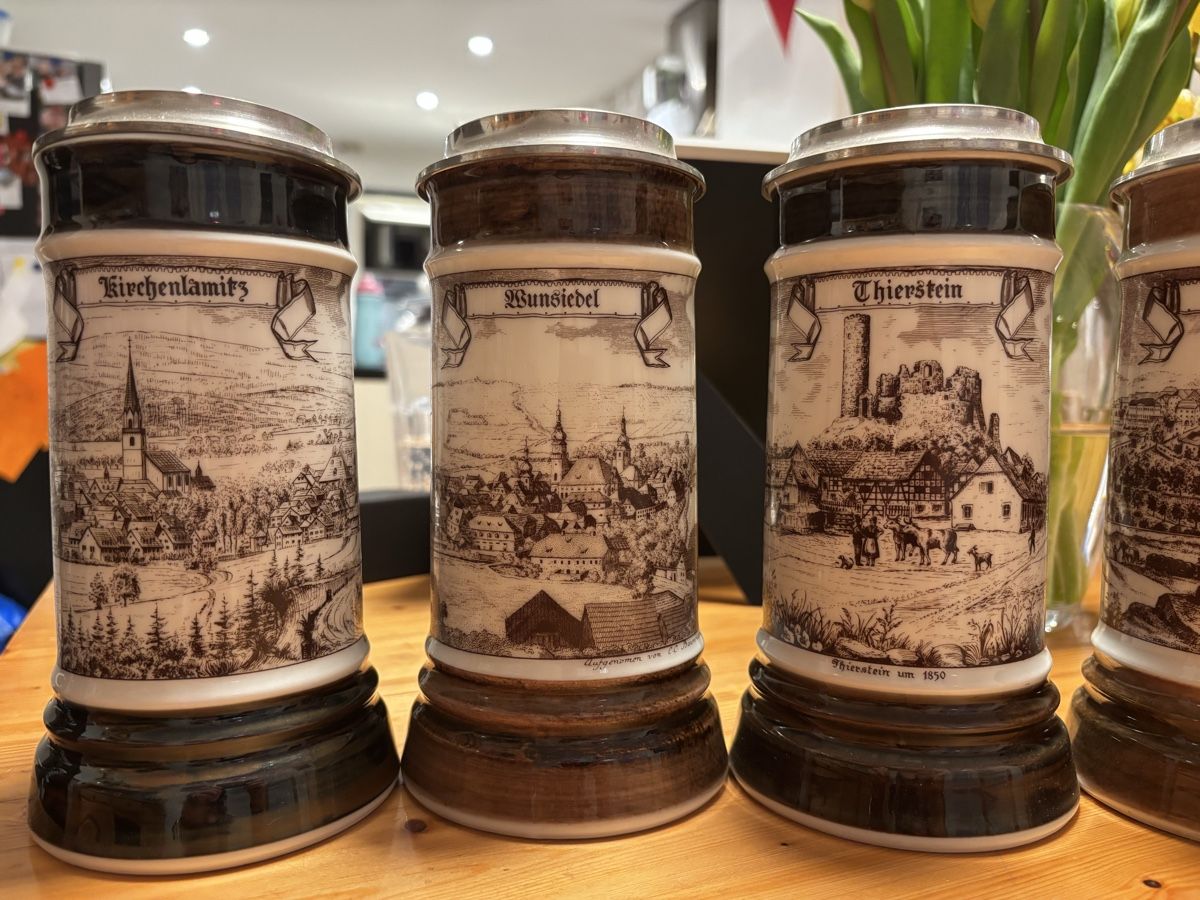 Bicchieri: Limitierte Vintage Bierkrüge – Nuovo (secondo la descrizione) da Amriswil venduto da Ka_Sc 2