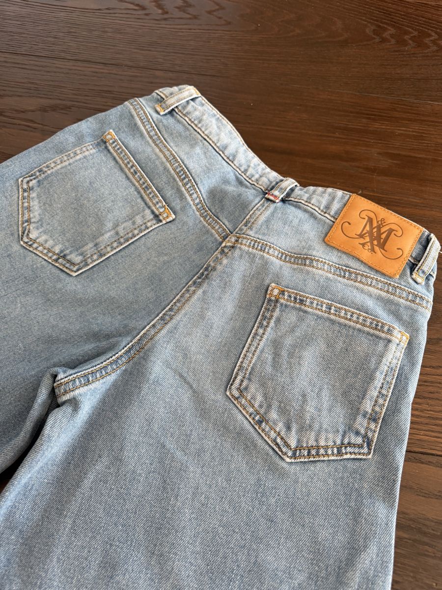 Pantaloni: Mädchen Jeans Max&Co 12y, hellblau weit geschnitten – Usato da Appenzell venduto da ErMaBaGm 3