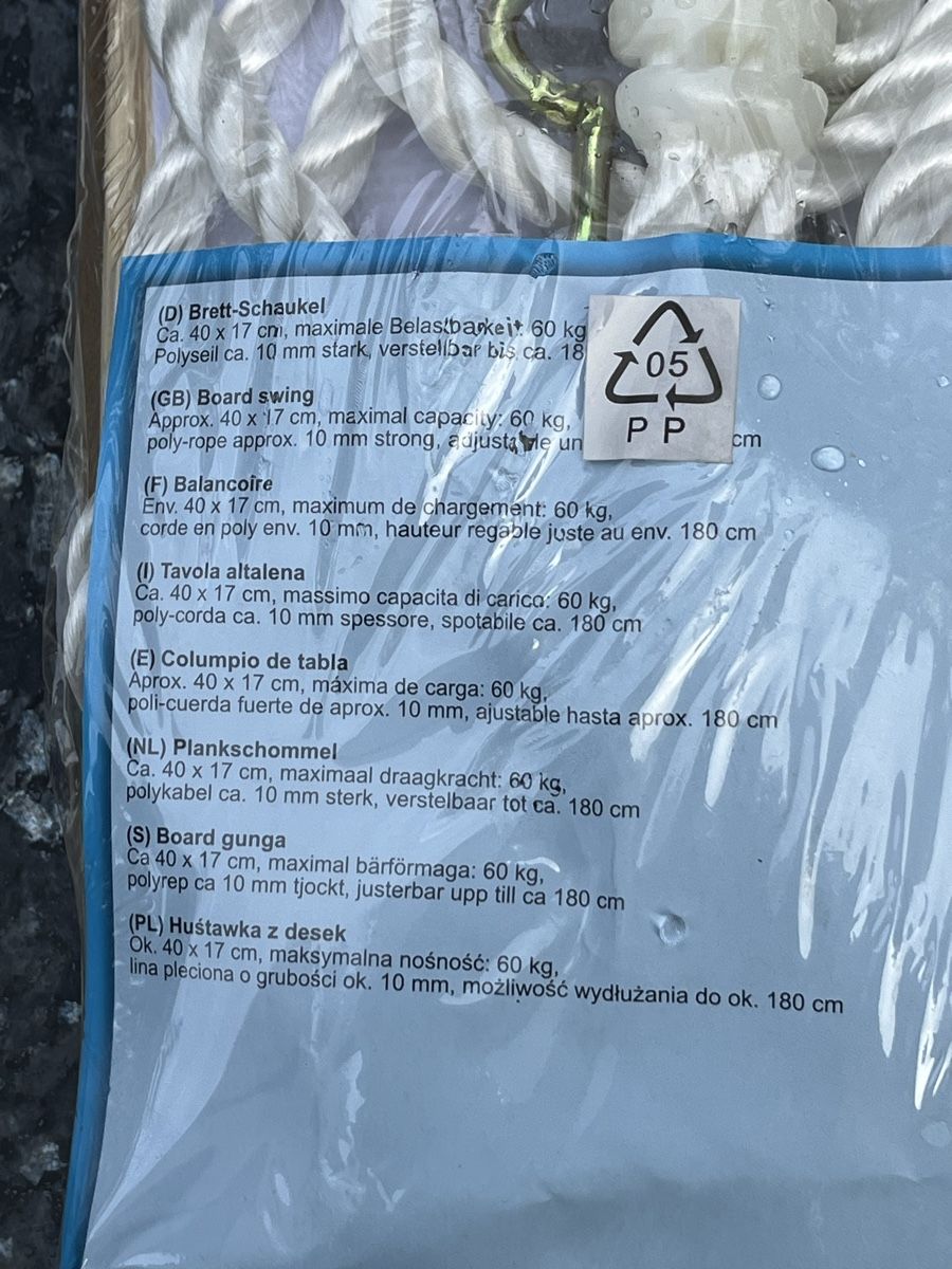 Altre altalene da giardino: Holzschaukel – Nuovo (secondo la descrizione) da Bolligen venduto da Vroni23 2