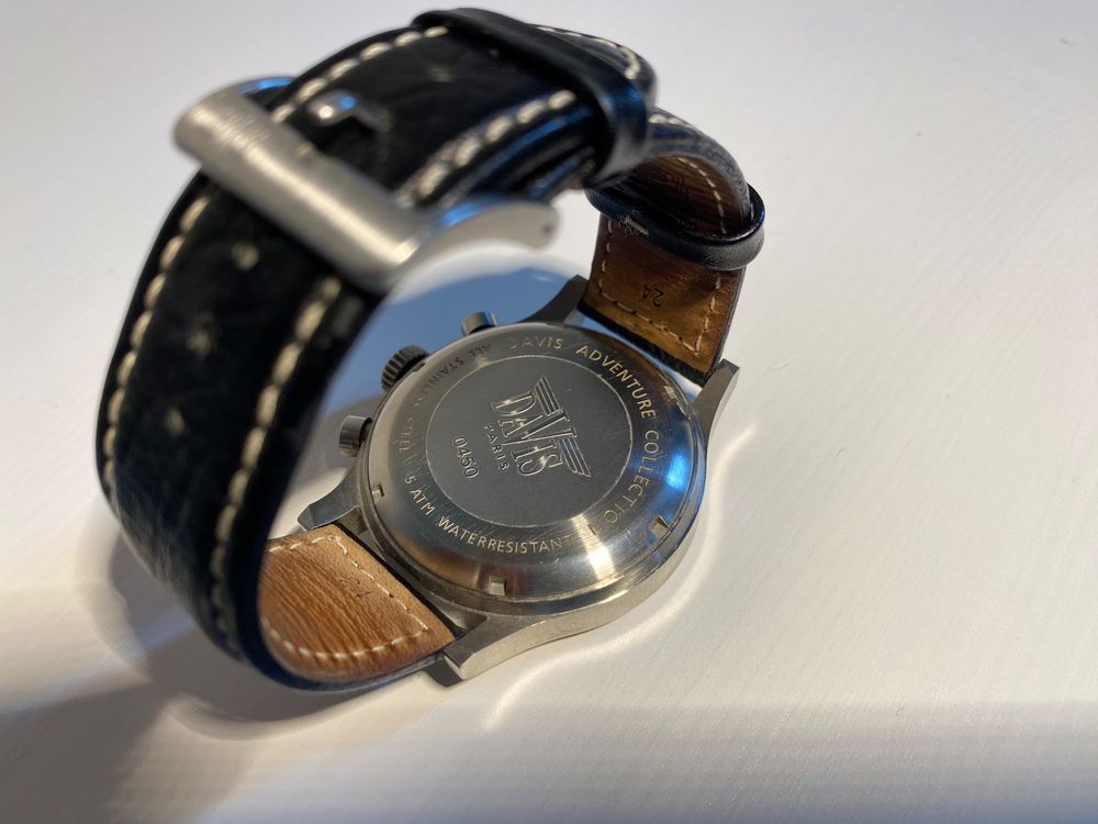 Montre Davis Adventure Collection Chronographe – Pour Homme, Occasion, état à Vérifier Sur Photos