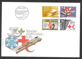 FDC Serie 727 - 730 ET Bern 9.9.1986 schön illustriert