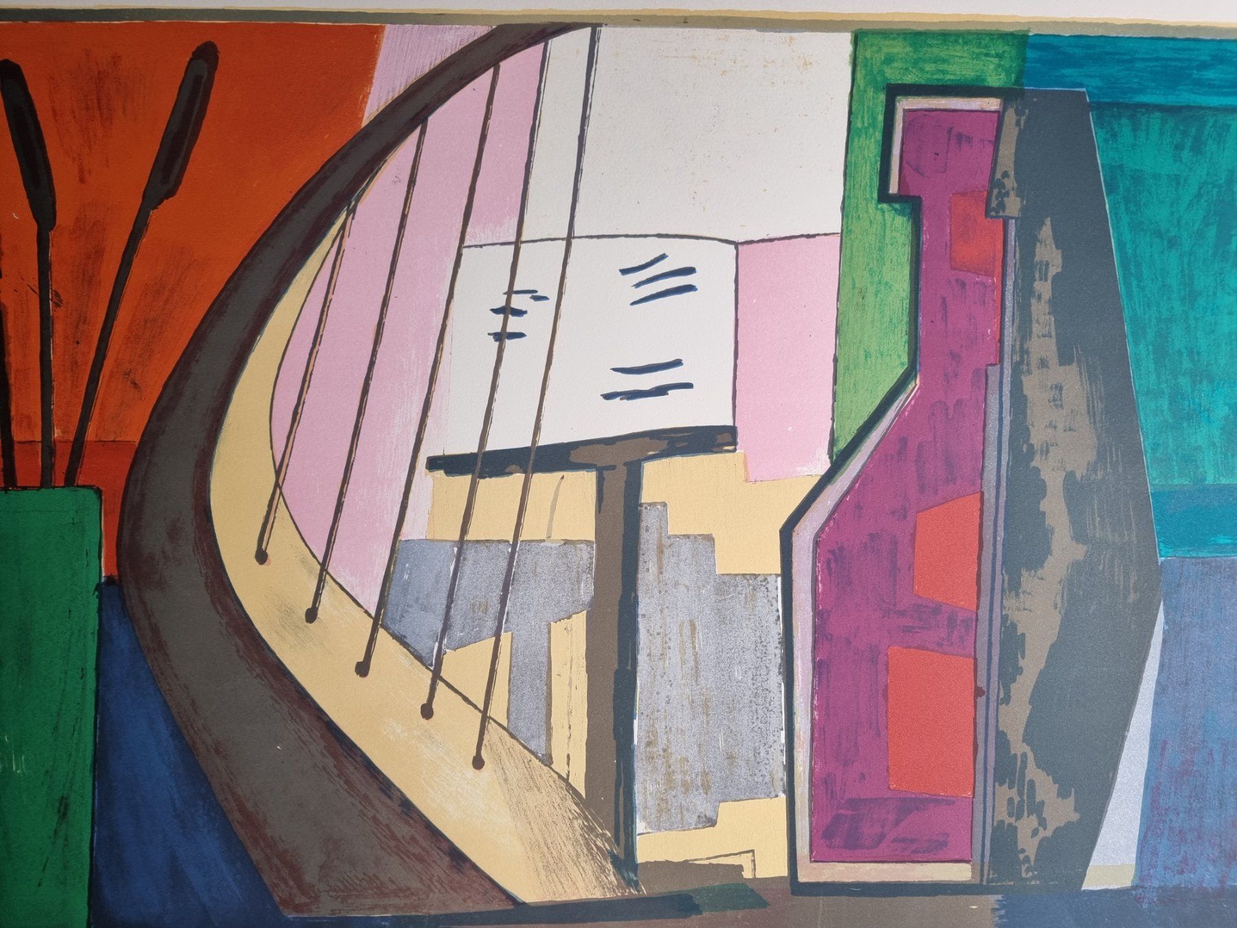 Grafica & Litografie: MAX TRUNINGER LITHOGRAPHIE SIGNIERT NUMMERIERT – Usato da Gersau venduto da grafik-kunst 1