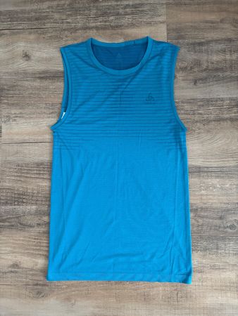 Odlo dünnes Funktions Shirt ärmellos blau - Grösse L