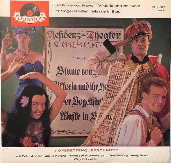 Schallplatten: 4 Operetten-Querschnitte (LP) – Gebraucht aus Grüningen von azulamarillo_vinyl
