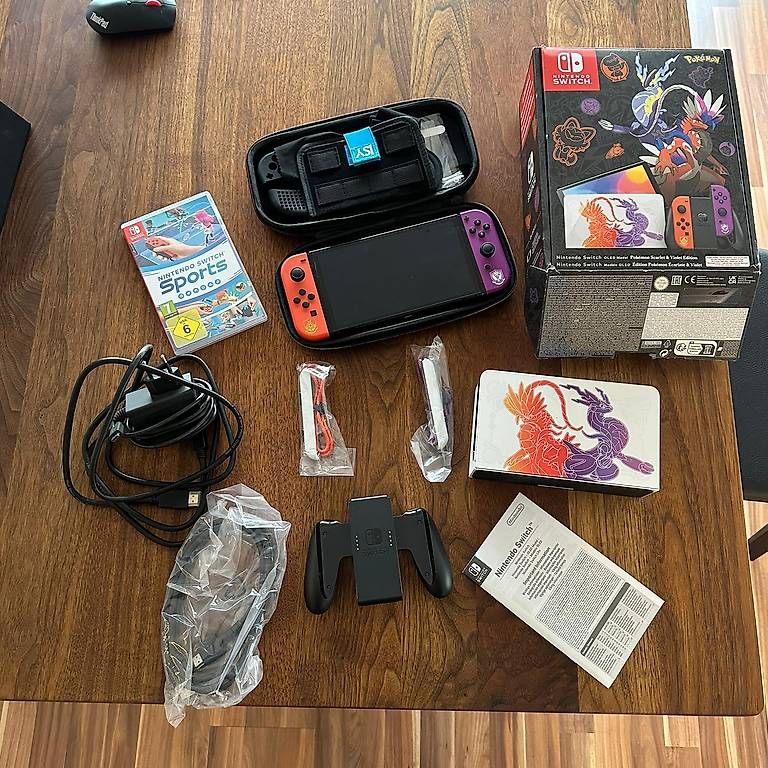 Nintendo Console: NEUE Nintendo Switch OLED Pokémon Scarlet & Violet Edition – Nuovo e nell'imballaggio originale da Lachen SZ venduto da ennioc 3