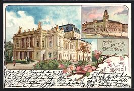 Litho Zürich, Theater mit Post, Kirschb