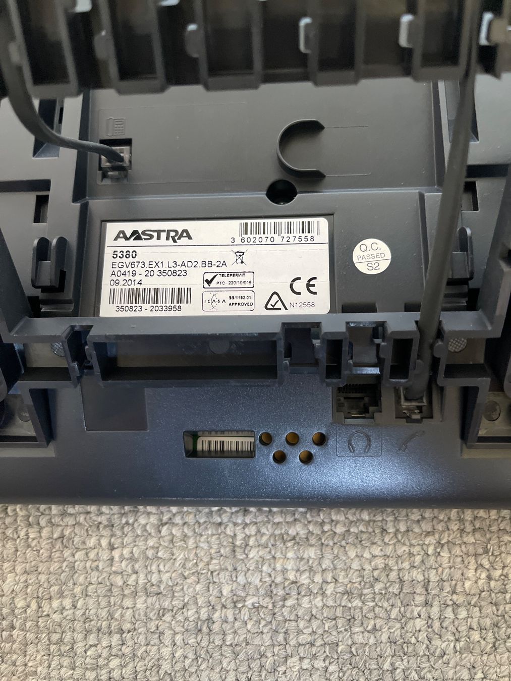 Aastra Telefoni: 1 AASTRA 5380 mit M530 – Usato da Matzingen venduto da carola71 2