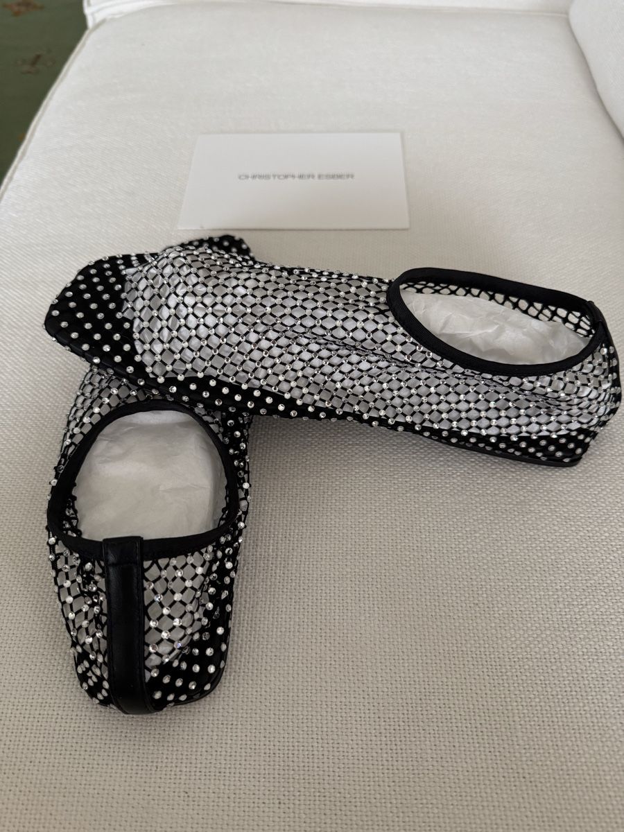Damenschuhe: Slip-Ons Minette aus Mesh mit Kristallen – Neu und originalverpackt aus Basel von AVLiving 1