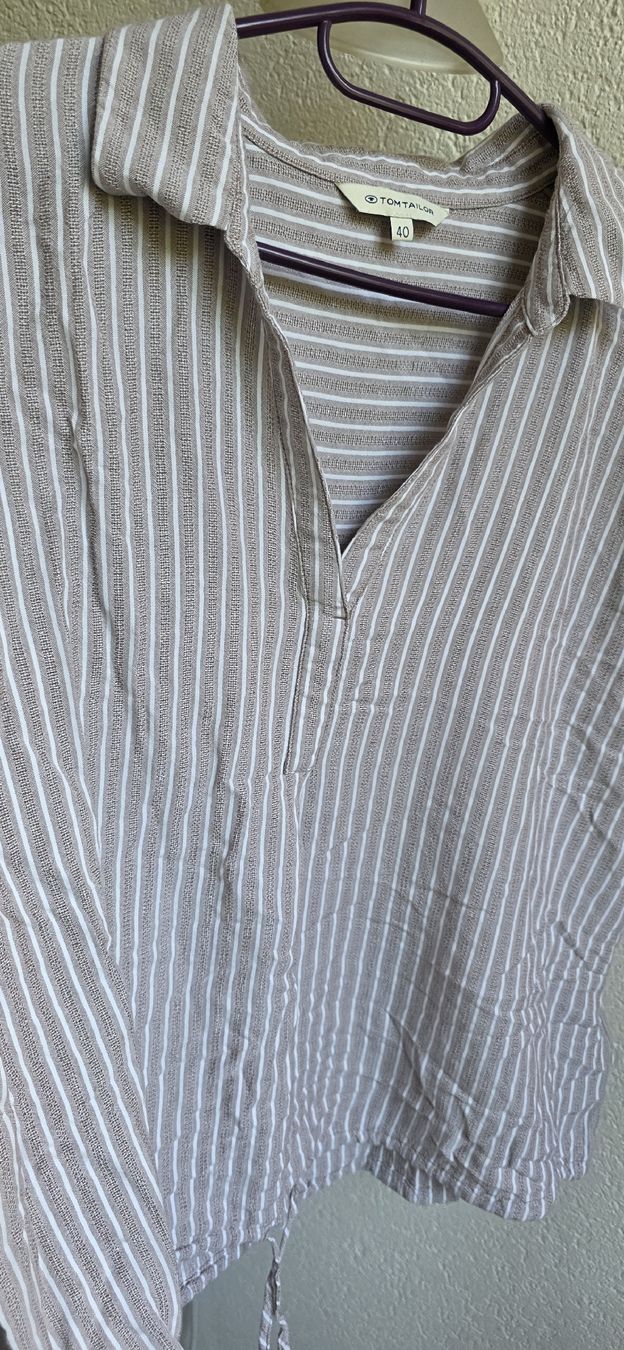 Tom Tailor Camicette: Chemise Tom Tailor Taille 40 Beige – Usato da Yverdon-les-Bains venduto da van_dq65 4