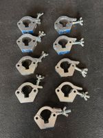9 x Slim Half Coupler, 300Kg