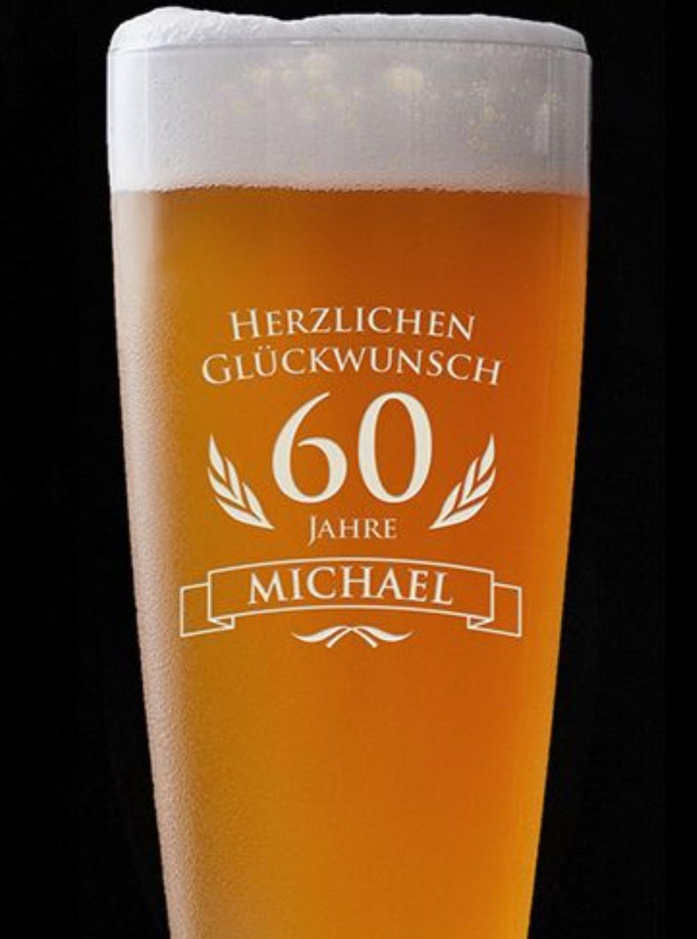 Bicchieri: Bierglas mit Gravur – Nuovo e nell'imballaggio originale da Jegenstorf venduto da Nilo_92