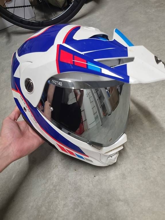 Caschi & visiere: Scorpion ADX2 Motorradhelm  ink. Sena – Usato da Biberist venduto da MrCoffeetime