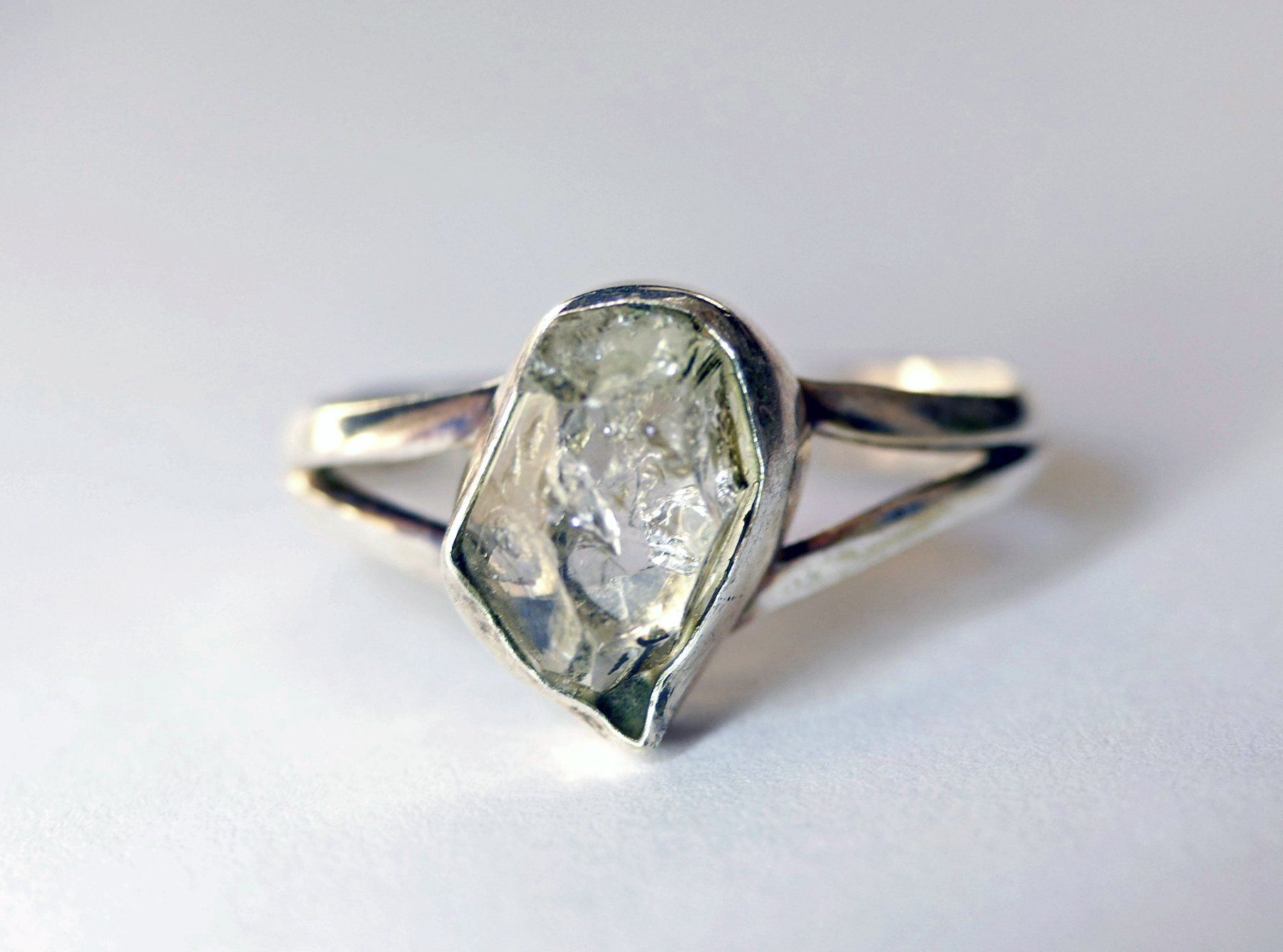 Anelli: Ring Silber 925 mit Herkimer-Diamant – Nuovo e nell'imballaggio originale da Matten b. Interlaken venduto da kero71 6