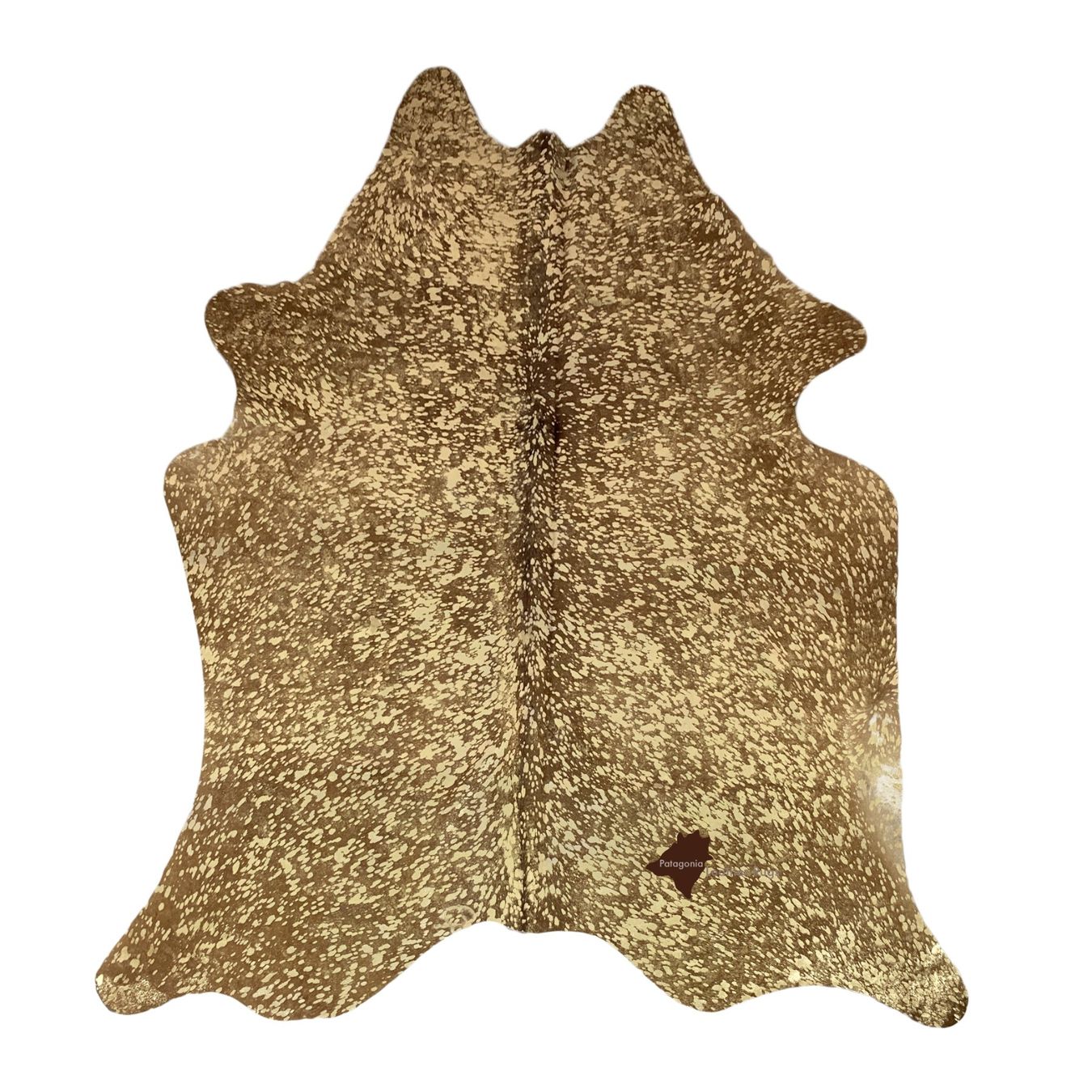 Tappeti: Kuhfell Teppich Beige/Gold – Nuovo e nell'imballaggio originale da Arbedo venduto da patagonialeatherrugs