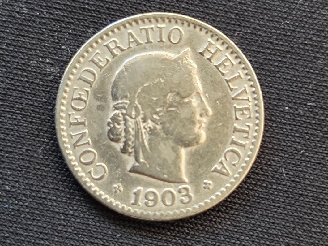 Alle Münzen: 10 cts 1903 – Gebraucht aus Genève von bbastos