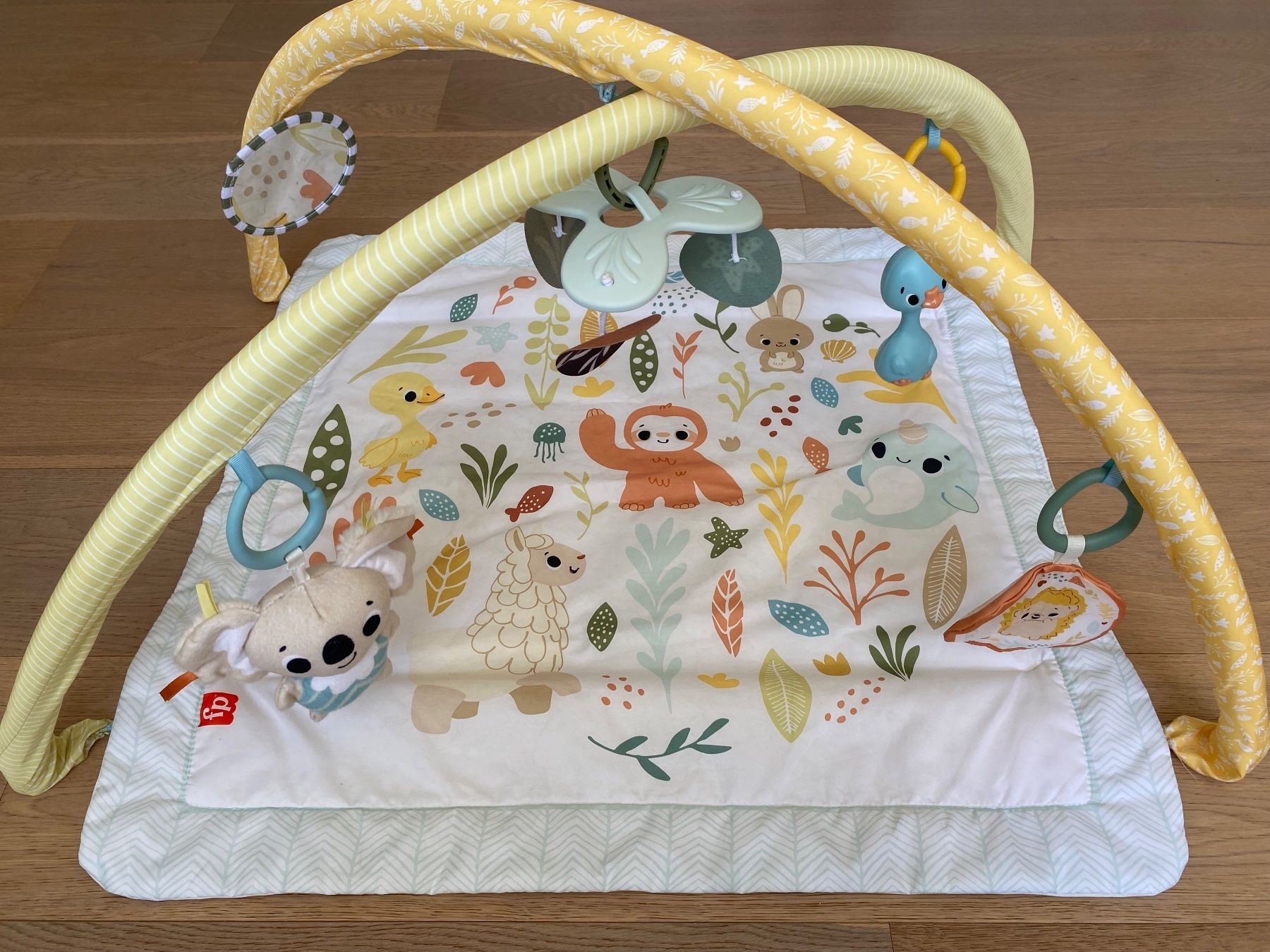 Fisher-Price Tappeto da gioco: Fischer-Price Spielmatte mit Spielbogen einfach mitzunehmen – Usato da Zürich venduto da Flower444
