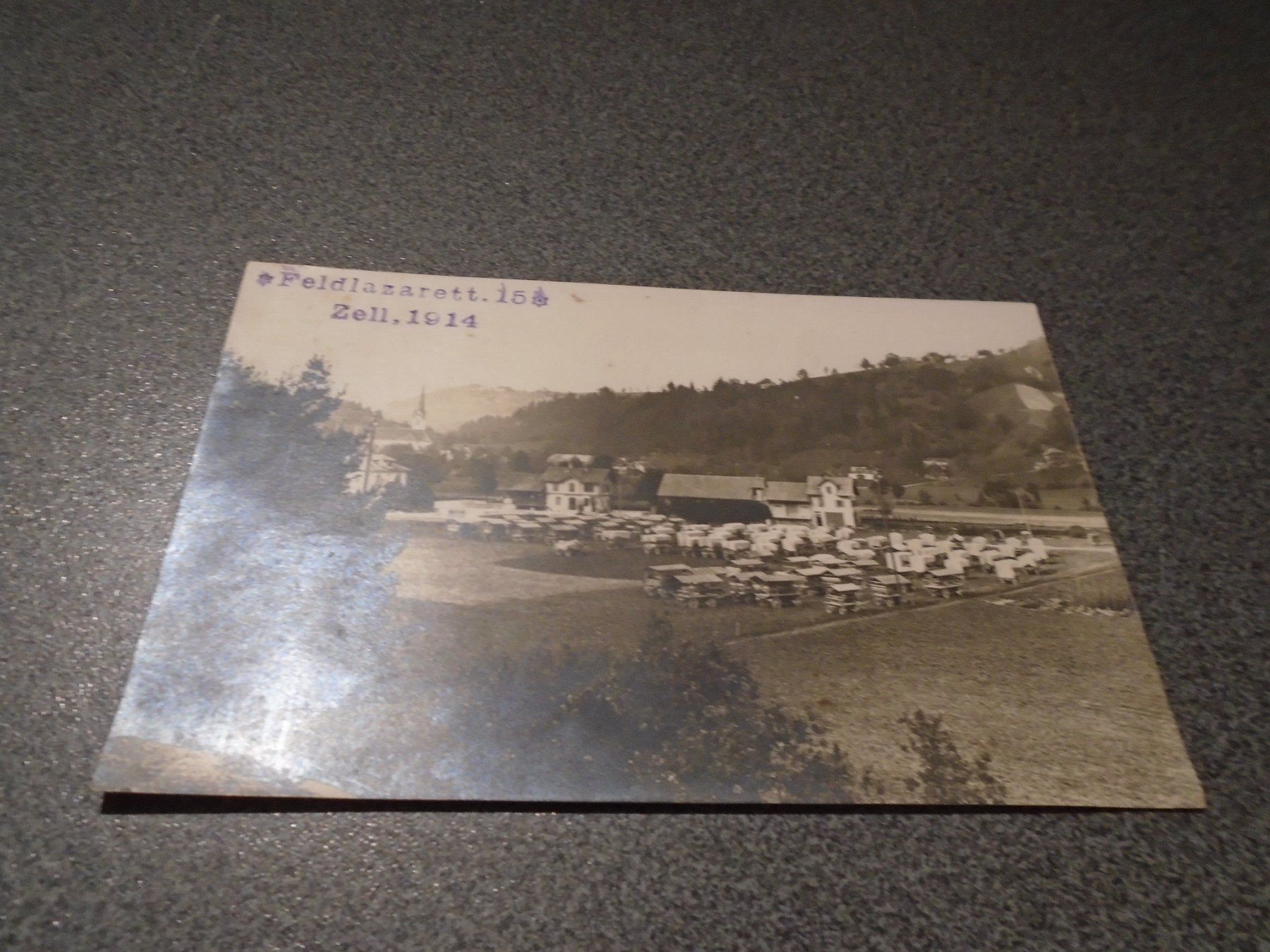 Ansichtskarten: Ansichtskarte Feldlazarett 15 / Zell 1914 – Gebraucht aus Zürich von abraxas1291