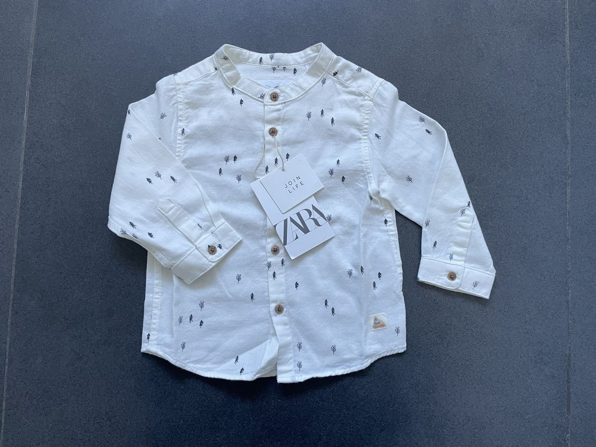 Zara Camicie, Top & T-shirt: Zara Hemd Gr. 80 (9-12 Monate) – Nuovo e nell'imballaggio originale da Aesch ZH venduto da lawas