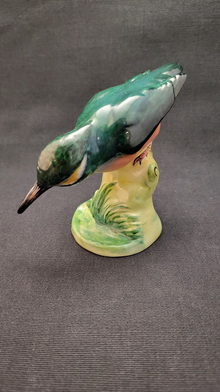 Wagner & Apel Figuren: Handbemalter Eisvogel WAGNER & APEL – Gebraucht aus Basel von spinne02 3