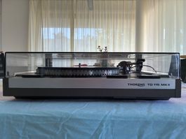 Thorens TD115 MKII Plattenspieler mit Zubehör, gewartet