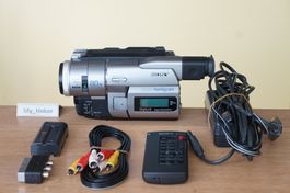 Sony TRV110E ...für Video8 Hi8 + Digital8 ... läuft !