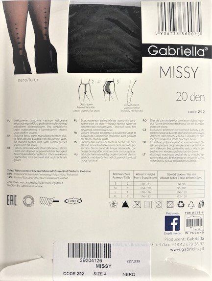 Calze & Collant: Strumpfhose Gabriella Missy – Nuovo e nell'imballaggio originale da Menziken venduto da chianti10 1