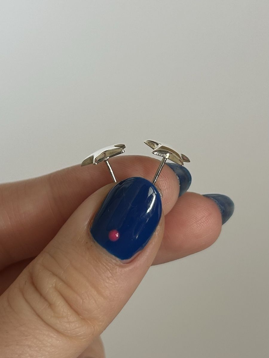 Orecchini pendenti & Orecchini a lobo: Sterling Silber Stern Ohrringe – Usato da Bern venduto da Ilikebluegems 2
