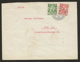 Brief Liechtenstein 1930 Vaduz Wien Österreich