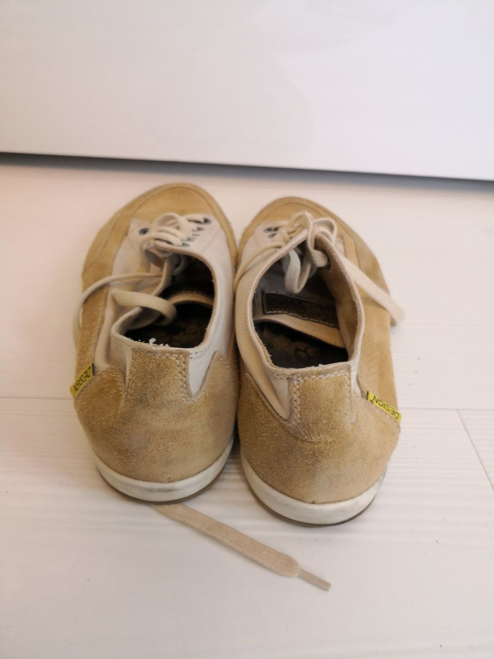 Herrenschuhe: 🤩PASITO WILDLEDER-LEDER-SNEAKER BEIGE – Gebraucht aus Olten von Naja-Twins-Twins 8