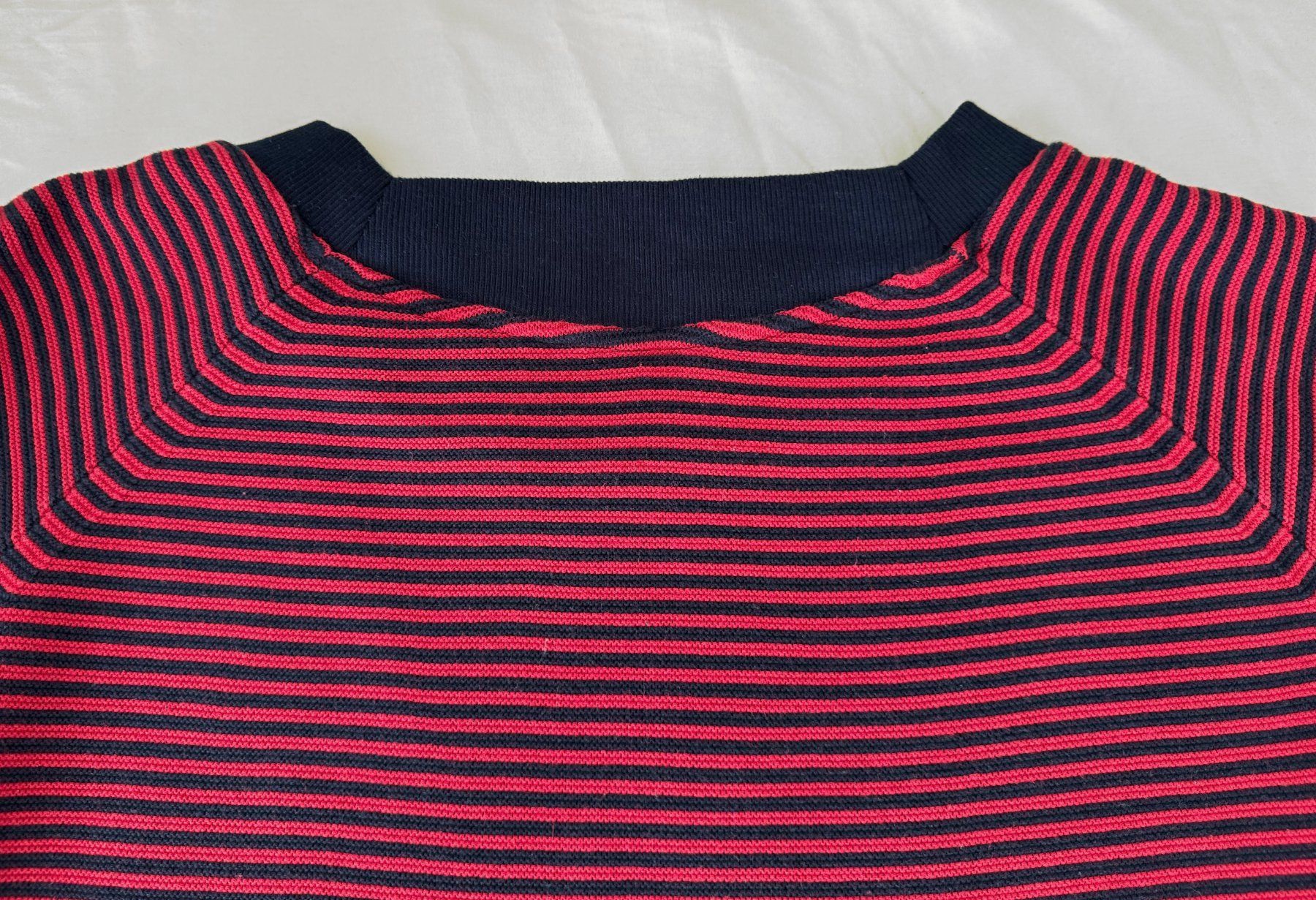 Maglioni & Felpe: Baumwoll Strickpullover rot blau, M, komplett erneuert – Nuovo (secondo la descrizione) da Luzern venduto da good.dog 5