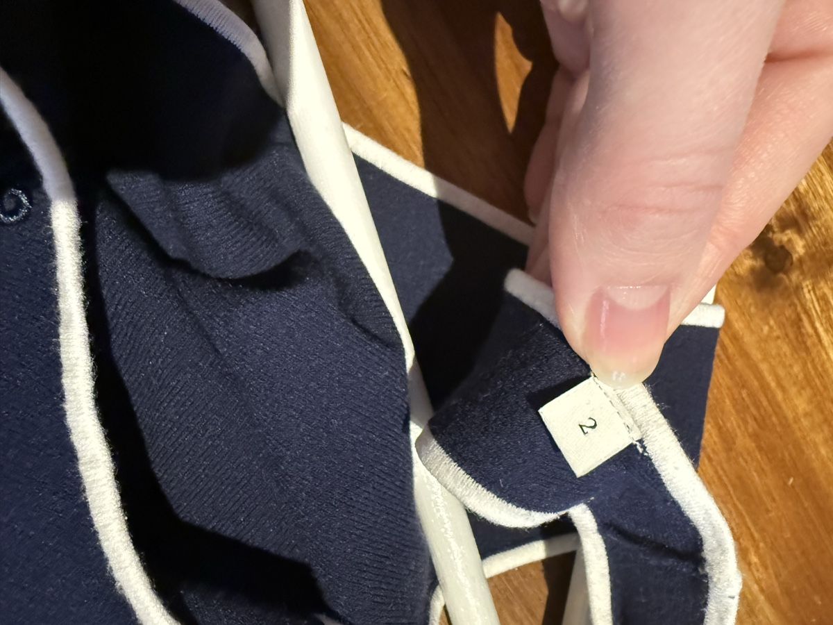 Sandro Top: Navy Sandro Bodysuit – Nuovo (secondo la descrizione) da Bottmingen venduto da Itsclaire 7