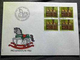 1983 FDC Pro Juventute Ersttagumschlag
