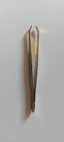 Tweezers with golden tips stainless steel used condition
