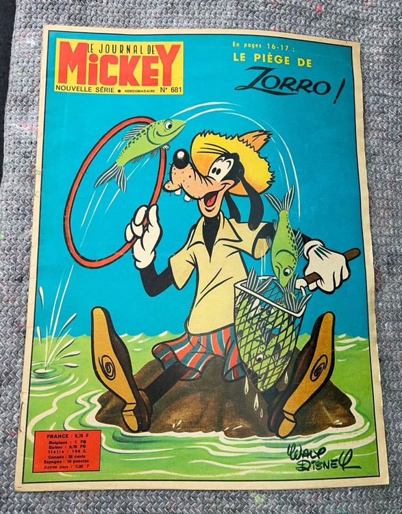 Micky Maus Comic: Le Journal de Mickey No 681 von 1965 (Gebraucht) in ...