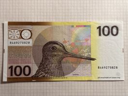 Seltene Banknote: Niederlande 100 Gulden, 1977, XF
