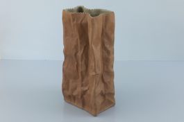 1 Vase „Paper Bag“ „Do Not Litter“ Rosenthal, Wirkkala 23cm